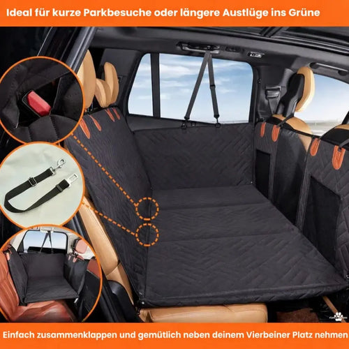 Hunde Autositzschutz mit festem Boden woofiworld
